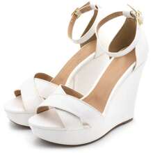 Women Platforms & Wedge Sandals - trắng - Xem 3