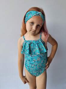 Baby Girls Beachwear - màu xanh lá - Xem 3