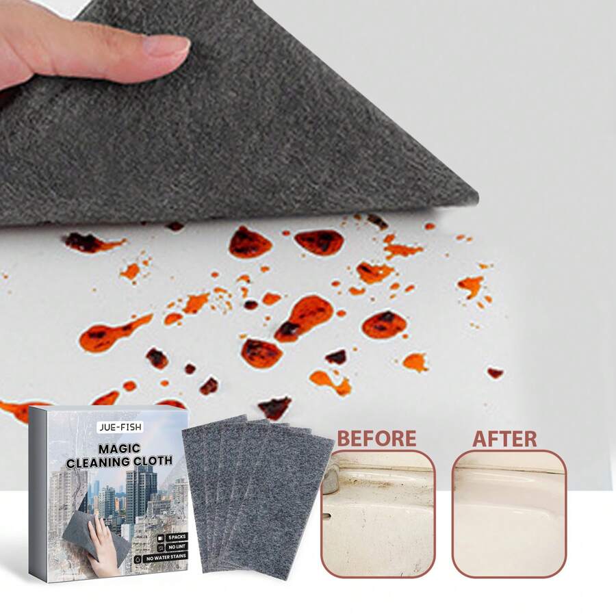 Fiber Cloth Window Cup Car Windshield Cleaner Smooth Wet And Dry Decontamination Cloth - Grey - View 1