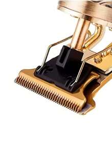 Kit de rasuradora y afeitadora para hombre cabello barba diseño viaje - Dorado - Ver 6