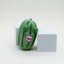 Squishy Stress-Relief Watermelon Toy - Fun Squeezable Eye-Popping Gadget - Ideal Decompression Doll For Relaxation - Random Style - View 7