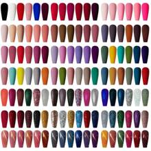 XEIJAYI 1 Stück 7,3ml braune Gel-Nagellackpolitur, französische Nagellackpolitur, UV-Licht aushärtende Gel-Politur, Kunstdesign Maniküre Salon DIY Salon Gel