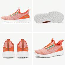 STQ Tennis Shoes Womens Slip On Walking Sneakers With Arch Support - 淺珊瑚 - 查看 4
