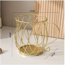 Scandinavian Style Coffee Capsule Shelf Light Luxury Home Snacks Candy Storage Shelf Coffee Shop Bar Accessories Storage - Storage Rack-gold - View 1