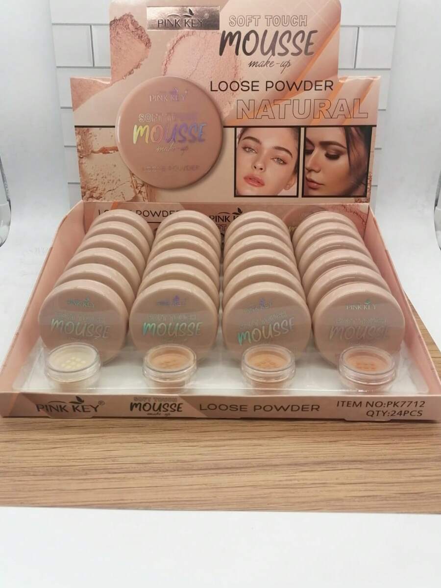 PINK KEY Translucent Makeup Setting Powder - BOX WITH 24 PIECES - View 1