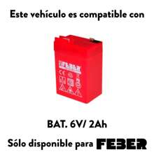 Batteria del quadriciclo Racy 6V 67x41x45 cm (Feber 800011252) - Multicolore - Visualizzare 5