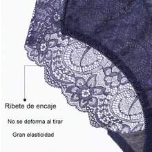 Lenceria De Encaje Calzon Cachetero Sexy Para Dama - Negro - Ver 6