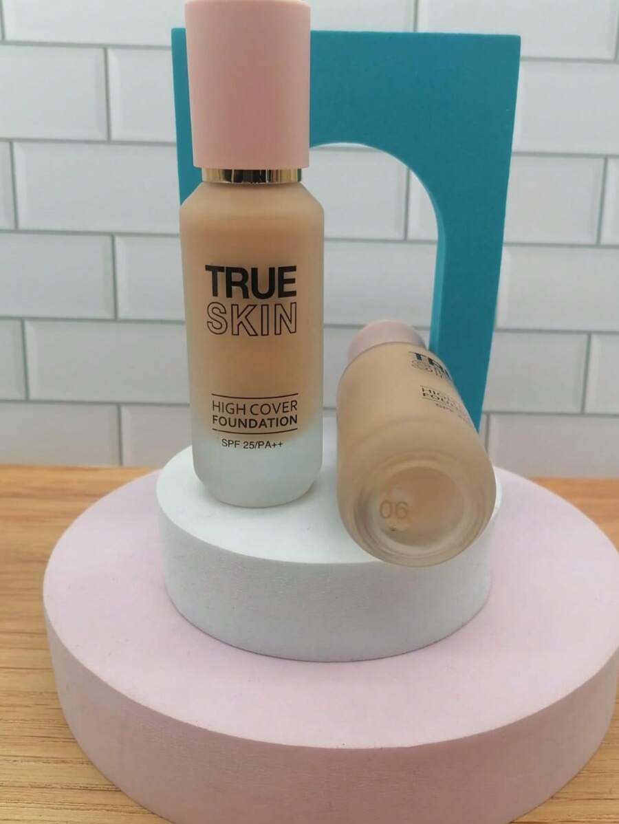 Base De Maquillaje Líquido Profesional Alta Cobertura Antiporos Sin Sensación Grasa - Tono 6 - Ver 1
