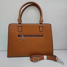 Women Tote Bags - 駝色 - 查看 5