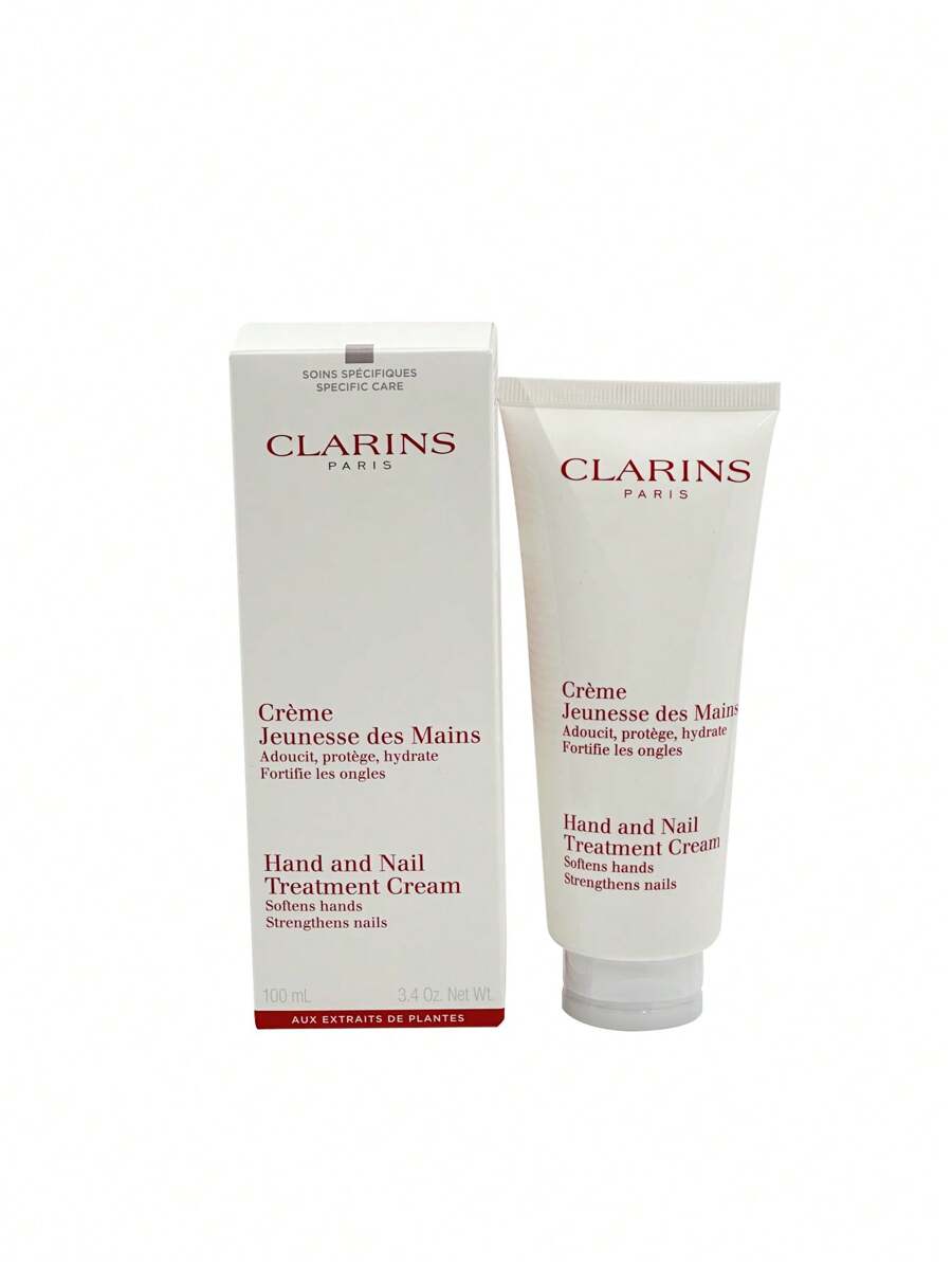 Clarins 手部和指甲护理霜 | 屡获殊荣 | 软化、滋养和保护皮肤 | 强化指甲和调理角质层 | 含有乳木果油等天然植物提取物 - 白色 - 查看 1