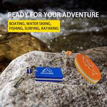 Riverruns Floating Key Ring Luminous Lightweight Water Buoyant Key Chain, Boat Key Chains For Water Sports - Blue - View 5