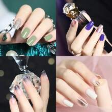 Msk 色鉛 8ml 指甲油拋光劑 60 色烘焙美甲半永久 Uv Led 凝膠拋光清漆指甲油 - 紅色 - 查看 5