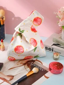 Fruit Print Multi-Functional Storage Bag - Multicolor - View 3