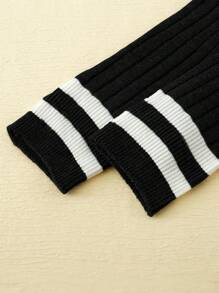 3雙嬰兒黑色運動踝襪,適合日常穿著 - 黑色 - 查看 3