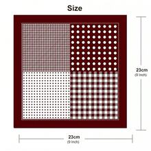 1 Miếng Nam In Paisley Xa ten Trang trí Hình vuông bỏ túi Khăn tay Đối với Mỗi ngày , Làm Việc  , Yến tiệc , Buổi tiệc Hoặc Ngày lễ Mặc - nhiều màu - Xem 2