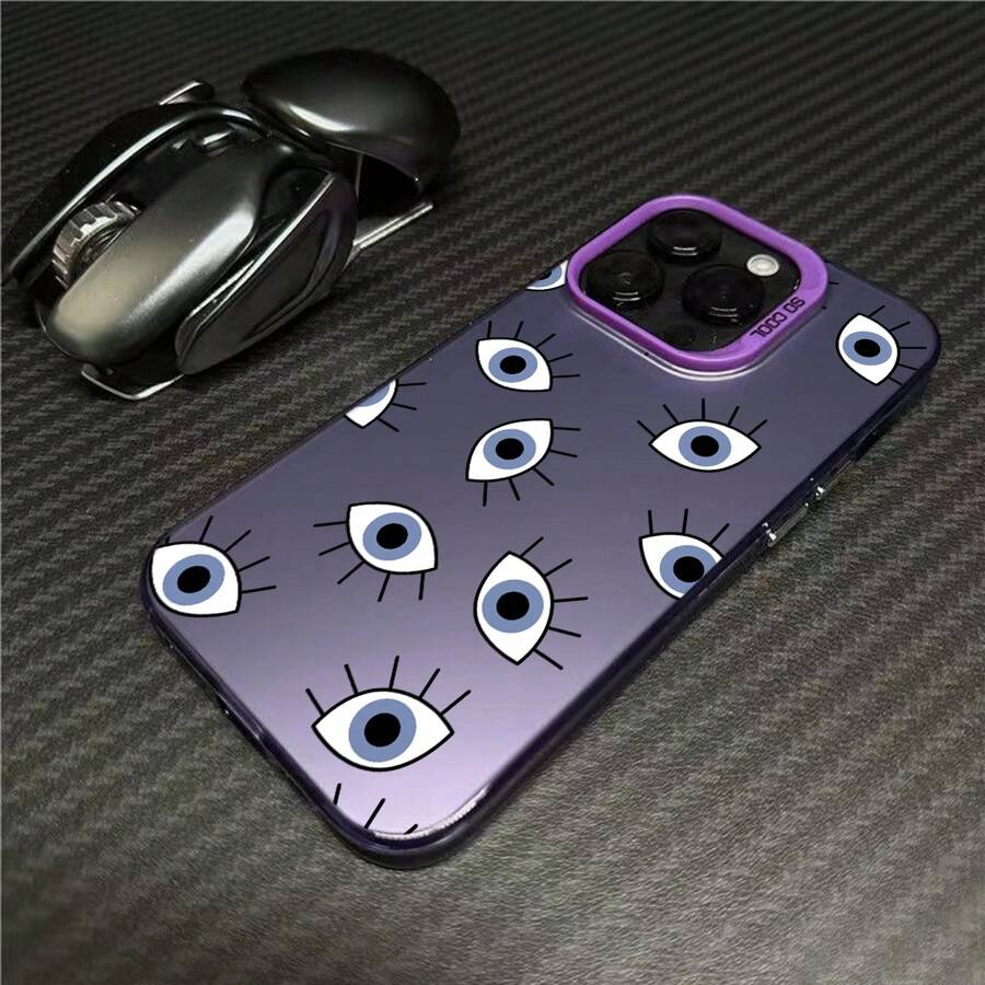 1入組具引人注目圖案imd帶霧面質感的手機保護殼,電鍍按鈕,攝像頭鏡片保護器,防滑和防震設計