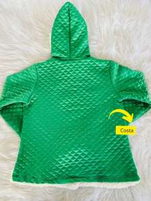 Young Girls Coats - 墨綠色 - 查看 2