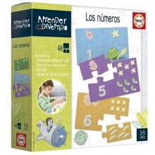 Juego Aprender es Divertido Los Números con 40 piezas encajables  ✅ Entrega 24/48h a España (península) - Juguetes Educativos - Juegos de Mesa de Habilidad y Memoria - Ref. 18695 - Multicolor - Ver 1