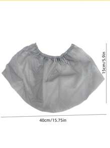 100入組一次性無紡布鞋套,加厚,防滑,耐磨,防水,適用於學生,成人和兒童,適用於家庭,醫院,房地產和清潔公司