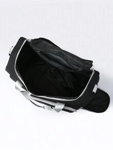 Women's Solid Color Simple All-Match Multi-Pocket Travel Bag Traveling Bag Travel Kit Travel Stuff Travel Organizer Travel Essentials Travel Accessories - Black - View 7