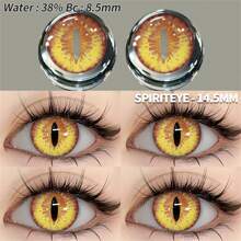 Eyeshare 1 Pair White Color Lens Cosplay Makeup Red Black Color Contact Lenses Cos Lenses - SPIRITEYE - View 3
