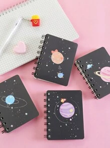 1 件紫色星球主題便條本 - 彩色 - 查看 5