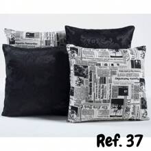 Chair Pads - Bianco e nero - Visualizzare 2