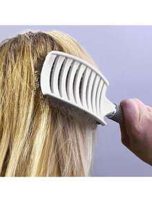 Cepillo peine profesional peine para el cabello peine para el cabello húmedo/seco ventilación peine peine para el cabello peine de masaje - Blanco - Ver 3