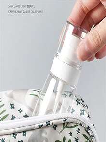 6入組超細霧噴霧瓶,便攜式可裝酒精、爽膚水、化妝品和旅行裝備,適用於護膚和樣品瓶 - 超細霧小噴瓶(透明) - 查看 6