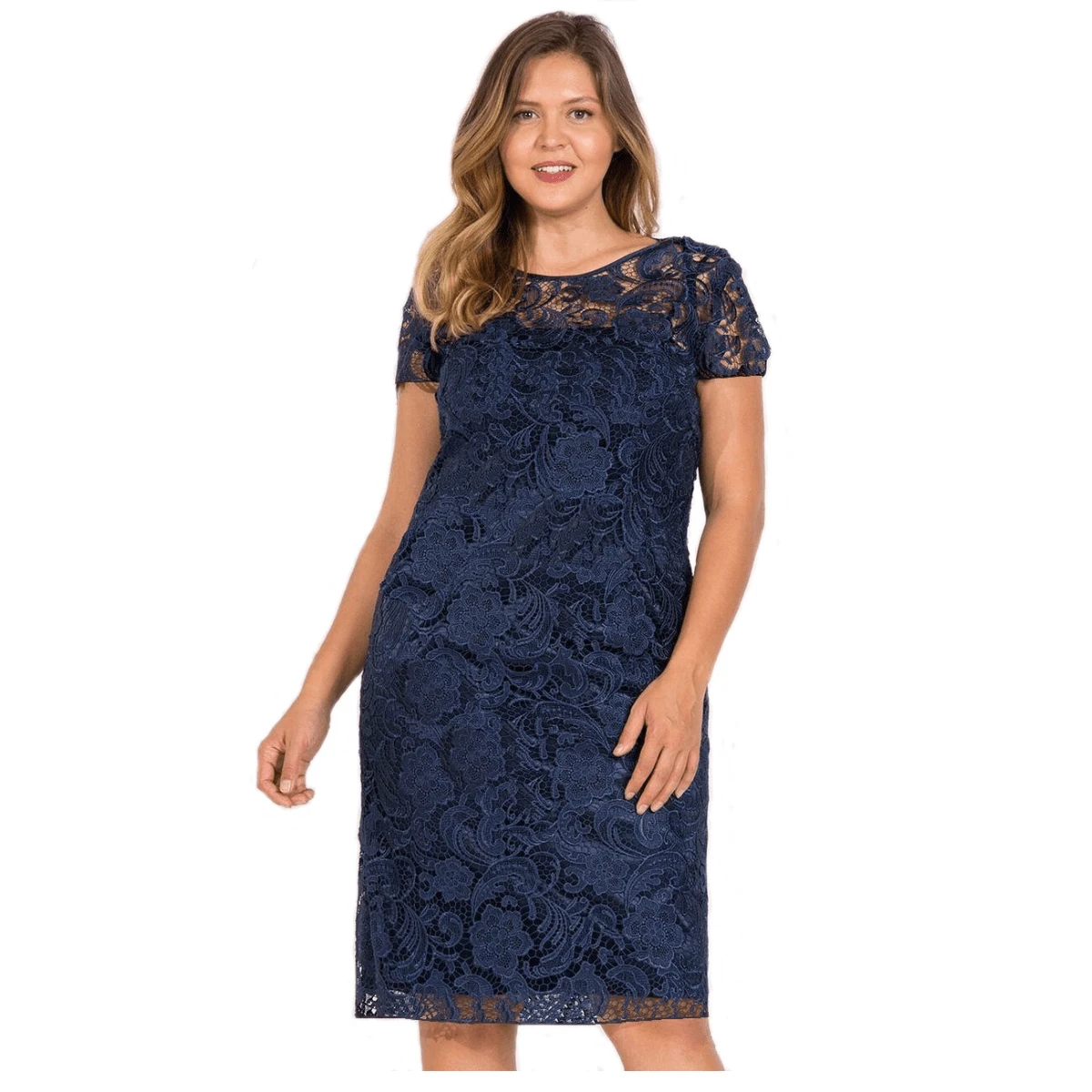 Women Plus Prom & Evening Dresses - Màu xanh hải quân - Xem 1