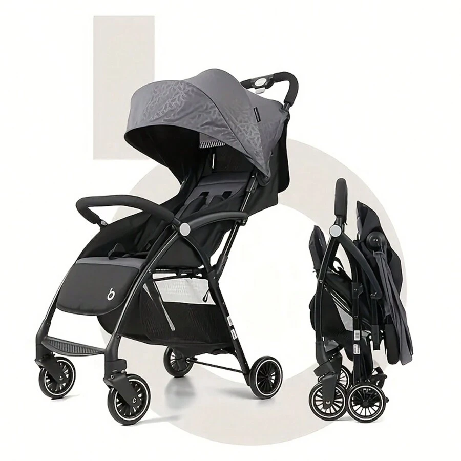A10 Super Lightweight Baby Stroller,Infant Toddler Stroller,Quick-Foldable High Landscape,5-Point Harness,Large Capacity Diaper Bag,Shock Absorbing Spring,Must-Have For Travel! A Great Gift For Your Kids