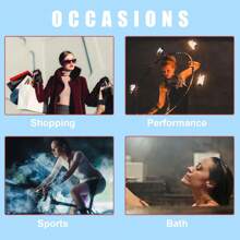 36入組雙面假髮膠帶,防水蕾絲頭貼假髮膠帶,牢固無痕透明頭貼假髮膠帶,適用於蕾絲假髮或男士假髮 - 藍色 - 查看 6