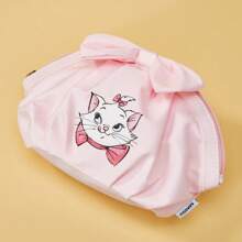 Miniso Classic Mary Cat Series Dumpling Makeup Bag - Adorable Multifunctional Waterproof Design - Pink - View 3
