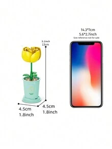 122入組積木套裝,附有小花模型,小顆粒益智教育拼裝玩具,適合當作禮物送給孩子 - 彩色 - 查看 4