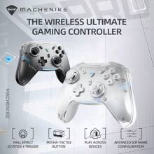 Machenike G5 Pro Black Gamepad Wireless Gaming Controller Hall Trigger Joystick Mecha-Tactile Buttons Compatible With Switch PC Android IOS - Black - View 2