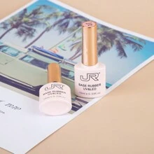 JR Jr 36 Colors 10ml 12pcs Rubber Bottom Paint No Need Color Gel With Transparent & Textured Finish