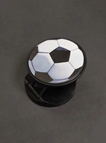 Soccer Design Phone Stand-Out Holder - Black and White - View 8