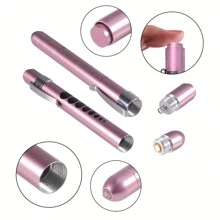1pc Pen Light For Nurses And Doctors, Reusable LED Medical Penlight Flashlight With Pupil Gauge And Ruler For Nursing Students, White Light - Multicolor - View 4