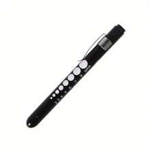 1pc Pen Light For Nurses And Doctors, Reusable LED Medical Penlight Flashlight With Pupil Gauge And Ruler For Nursing Students, White Light - Multicolor - View 6