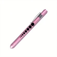 1pc Pen Light For Nurses And Doctors, Reusable LED Medical Penlight Flashlight With Pupil Gauge And Ruler For Nursing Students, White Light - Multicolor - View 3