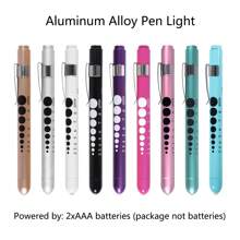 1pc Pen Light For Nurses And Doctors, Reusable LED Medical Penlight Flashlight With Pupil Gauge And Ruler For Nursing Students, White Light - Multicolor - View 1