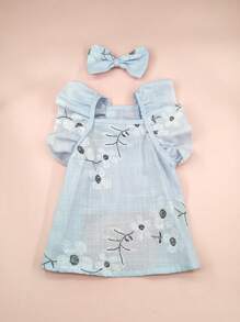 1 Miếng In Hoa Đầm Thú cưng Quần áo - Nhiều màu - Xem 1