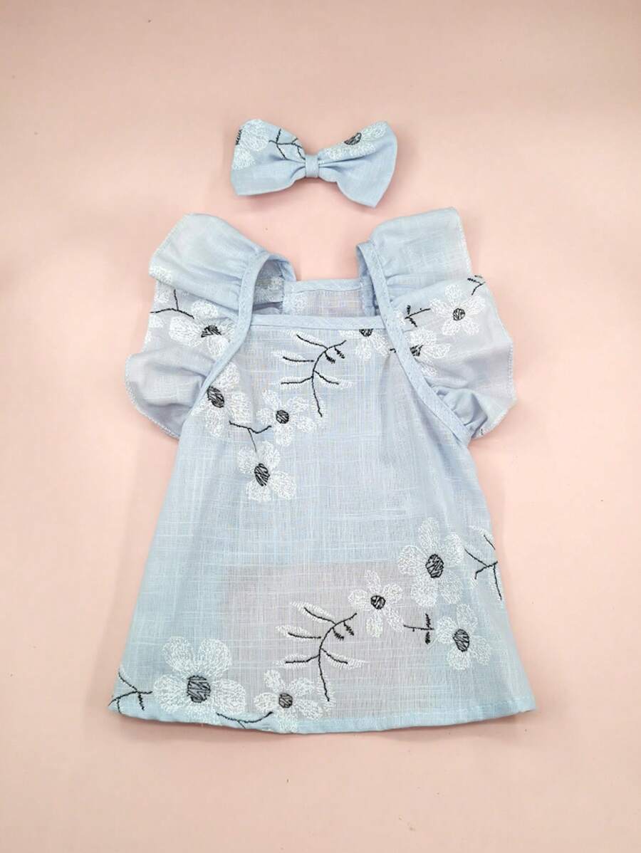 1 Miếng In Hoa Đầm Thú cưng Quần áo - Nhiều màu - Xem 1