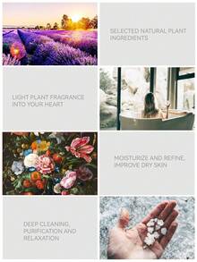 Multicolored Explosion Bath Salt & Sea Salt & Fizzy Bath Bomb Ball, Two-Tone Fruity Scent, 100g, Lots Of Bubbles, Blue Coconut Fragrance - Blue and White - View 5