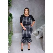 Vestido Feminino Longuete Moda Evangelica Justo Luxo Casual