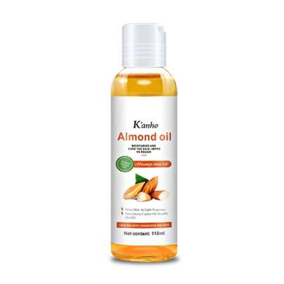 Kanho Almond Oil Massage Base Oil 118Ml Natural Ingredients Selection Of Natural Plant Raw Materials Moisturize And Care Skin Improve Rough Soft Skin Easy To Absorb Bright Hair Friends Gift Birthday Gift 1Bottle Kh-074