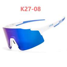 1 件装 KAPVOE 骑行眼镜户外运动眼镜运动护目镜男式山地车骑行眼镜公路车眼镜 - 彩色 - 查看 22