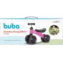 Bicicleta De Equilíbrio 4 Rodas Bebê Sem Pedal Infantil Criança Buba