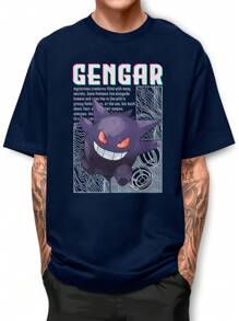 Men T-Shirts - 藏蓝色 - 查看 1