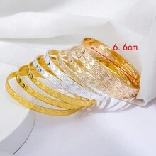 9pcs Carved Pattern Bracelets For Children Aged 3-5 And 5-14 As Gifts To Friends - Multicolor - View 4